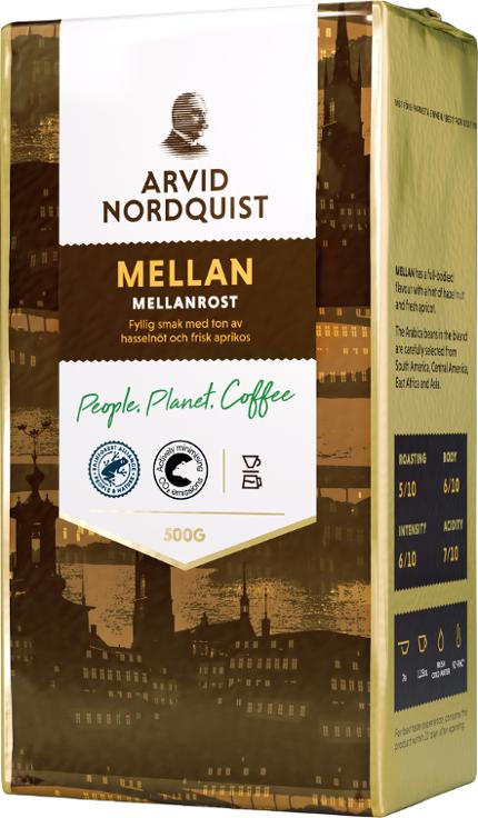 Kaffe ARVID.N mellanrost 500g Kaffe ARVID.N mellanrost 500g