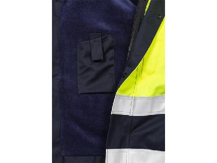 Flam Vinterjacka Varsel Gul/Marin 2XL Flam Vinterjacka Varsel Gul/Marin 2XL