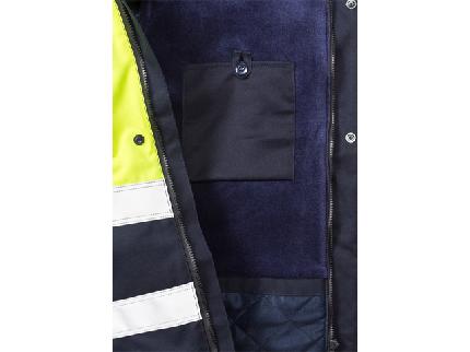 Flam Vinterjacka Varsel Gul/Marin 2XL Flam Vinterjacka Varsel Gul/Marin 2XL