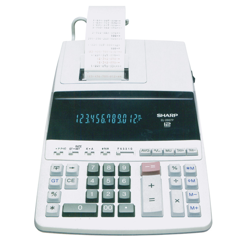 Remsräknare Sharp EL-2607PGGYSE