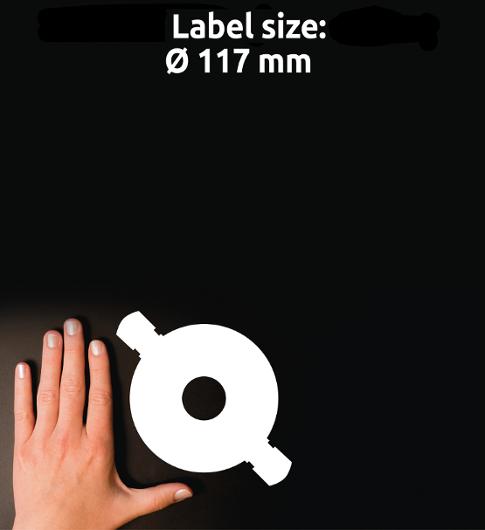 Etikett AVERY Classic size CD 50st/fp Etikett AVERY Classic size CD 50st/fp