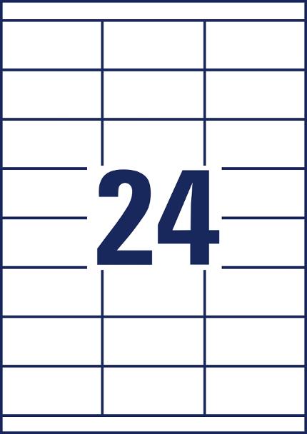 Etikett AVERY Premium 70x33,8mm 2400/FP Etikett AVERY Premium 70x33,8mm 2400/FP