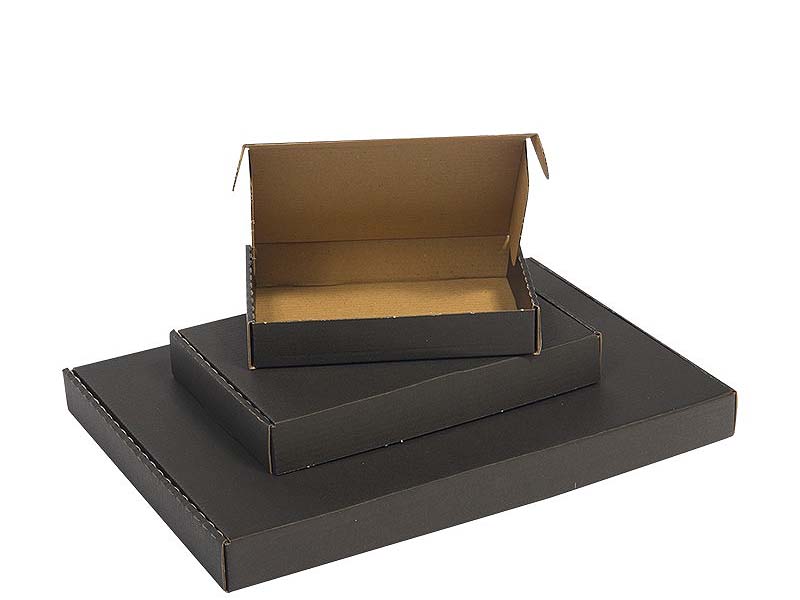 Brevpack 310x215x27mm 100st/fp Mattsvart, 100st/fp