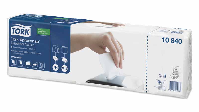 Dispenserservett Tork Xpressnap N4, 9000/fp, 10840