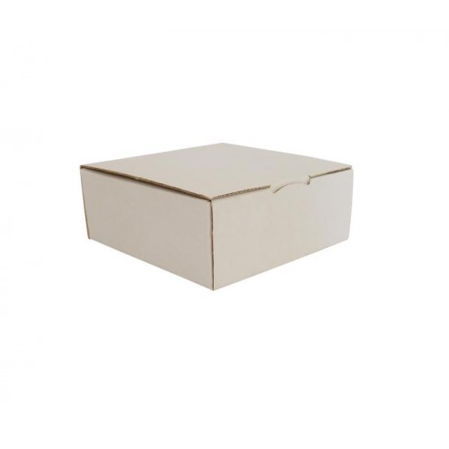 Stansad wellåda 150x150x60mm vit 100st/fp