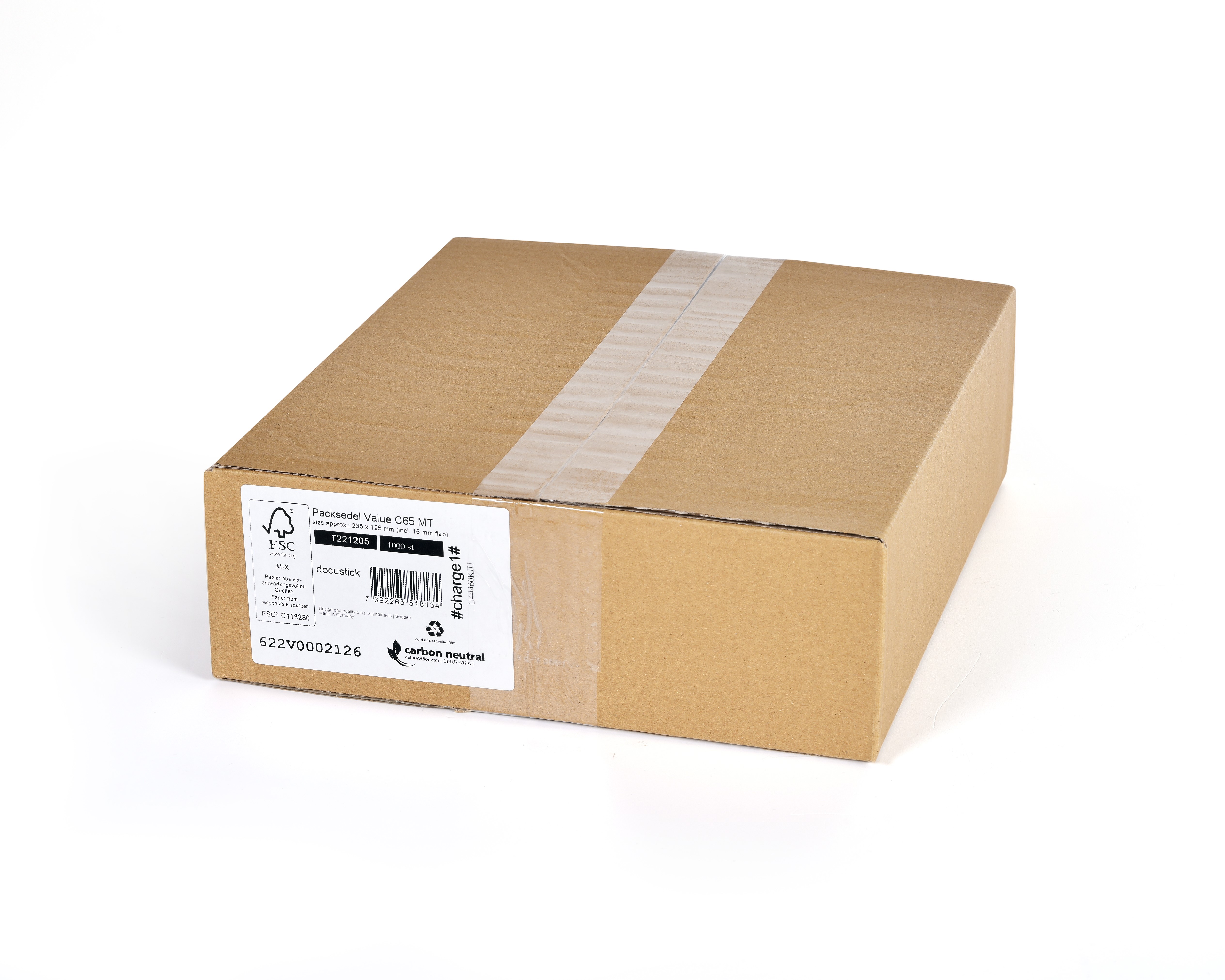 Packsedel C4 UT Lång 500/fp