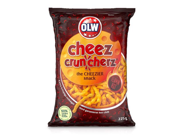 Ostbågar OLW Flamin hot 225g