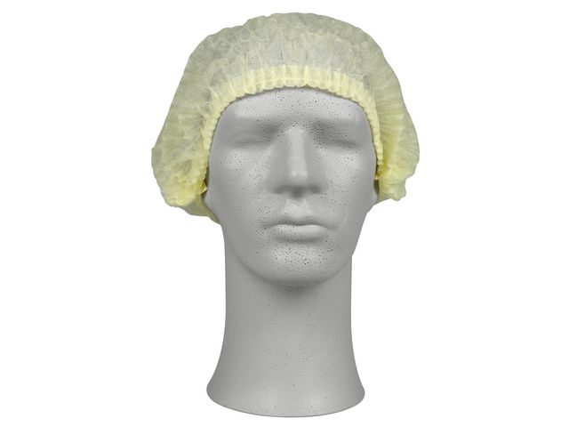 Hårnät nonwoven gul 200/FP