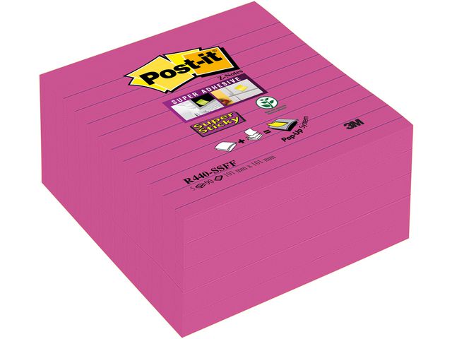 Notes POST-IT Z SS Fushia 101x101mm 5/F