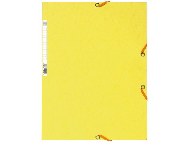Gummibandsmapp EXACOMPTA 3-kl A4 lemon