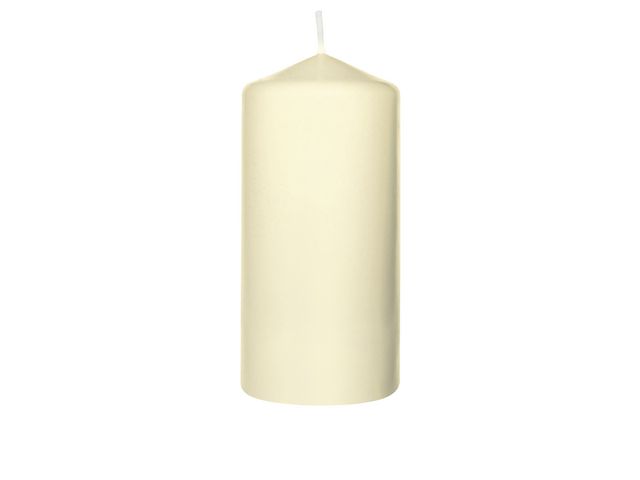 Blockljus DUNI 130x60mm vanilj