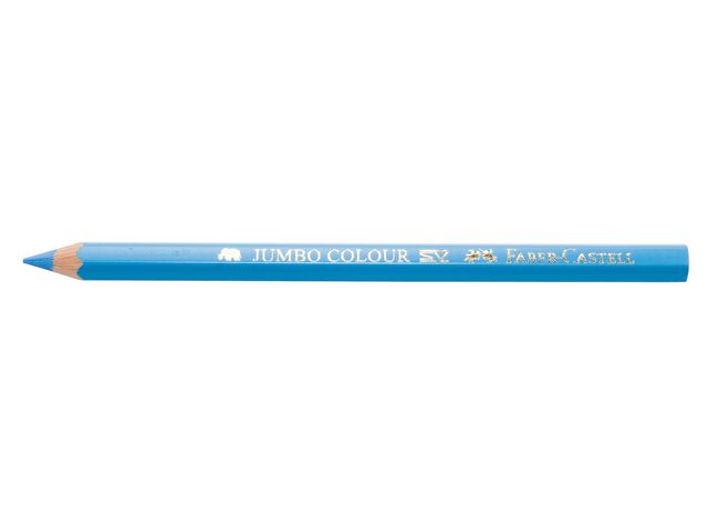 Färgpenna FABER Jumbo ljusblå 12/FP