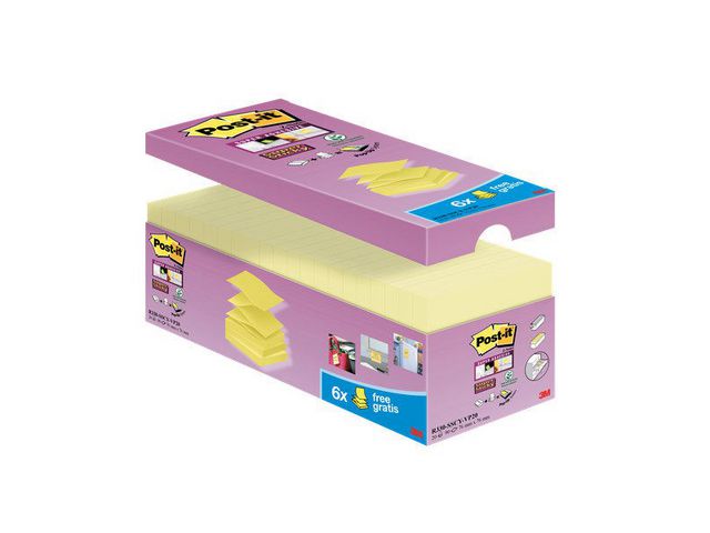 Notes POST-IT Z-block 76x76 gul 20/FP