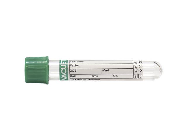 Provrör VACUETTE Grön Li-Hep 5/2ml 50/FP