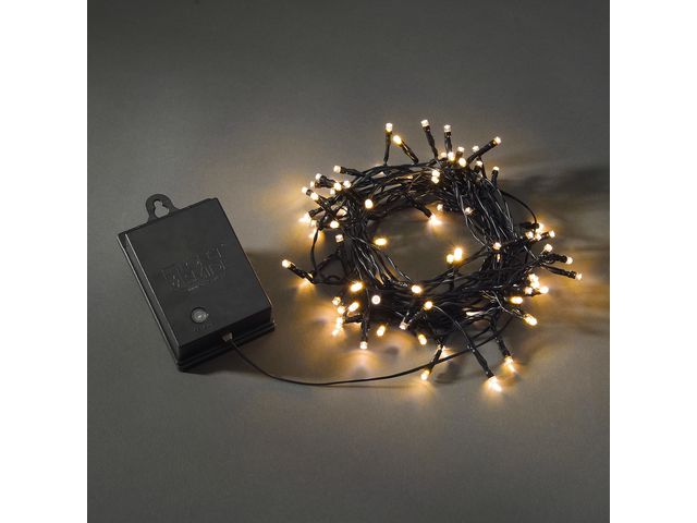 Ljusslinga 80 amber LED timer