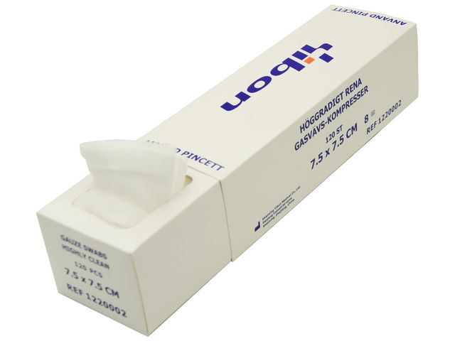 Kompress GV i A8/FP 7,5x7,5cm 120/FP