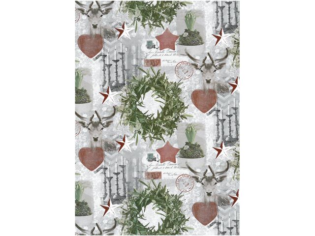Julpapper 57cmx154mCandlelight FSC