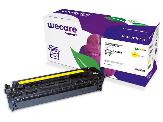 Toner WECARE CF212A/CANON 731Y gul