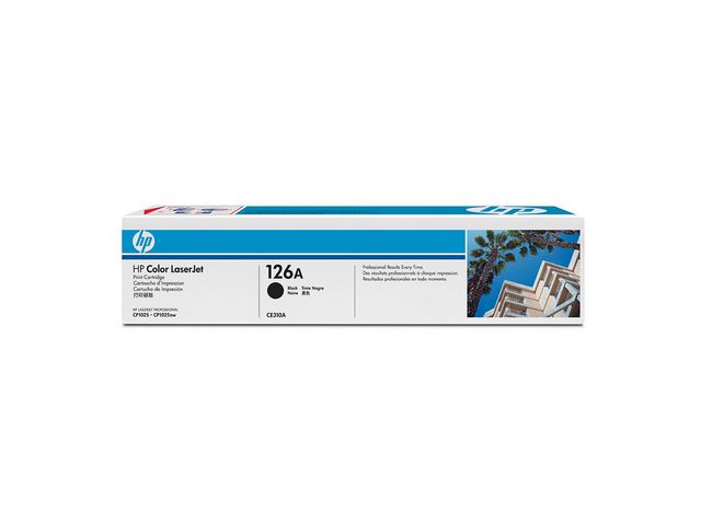 Toner HP CE310A 126A 1,2K Svart