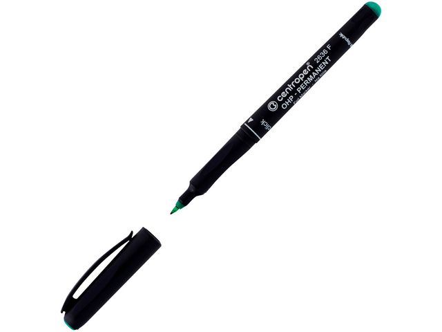 Overheadpenna Ergo perm.f grön
