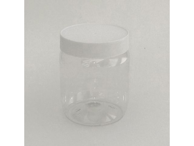 Plastburk med lock 500ml