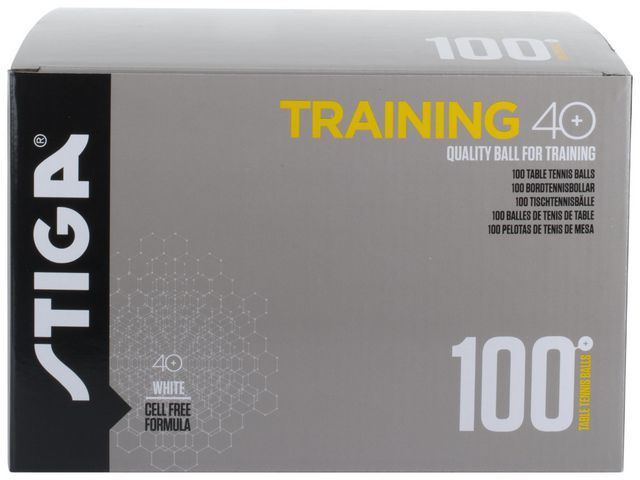 Bordtennisboll STIGA Training vit 100/F