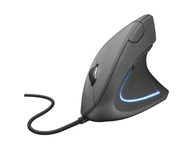 Mus Ergonomisk TRUST Verto Kabel