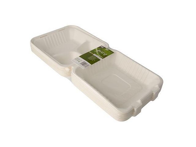 Matlåda Take-awaybox Bagasse 25/FP