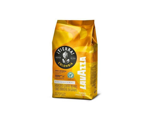 Kaffe LAVAZZA Tierra Colombia Bönor 1KG