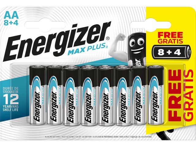 Batteri ENERGIZER Max Plus AA 12/FP