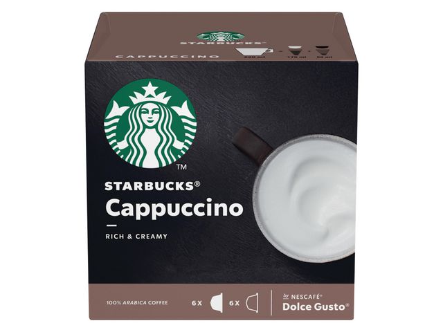 Kaffekapslar STARBUCKS Cappuccino 12/FP