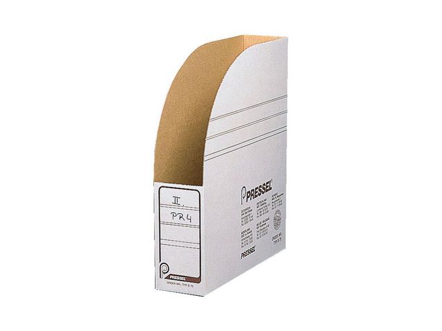 Tidskriftssamlare A4 kartong vit 40/FP