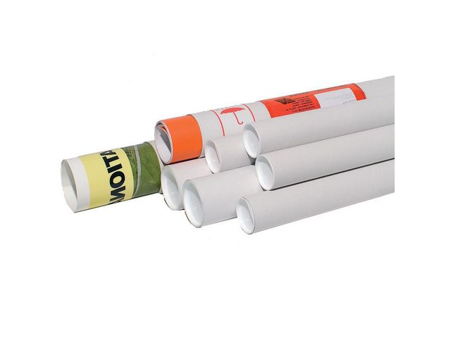 Papptub 60x610mm vit 20st/fp + 40 lock