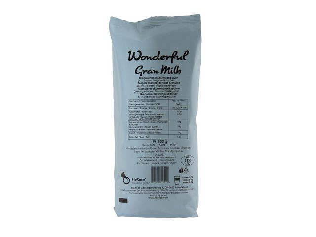 Mjölkpulver Wonderful Milk granul. 500g