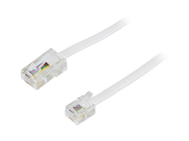 Telefonkabel DELTACO RJ45-RJ11 3m vit