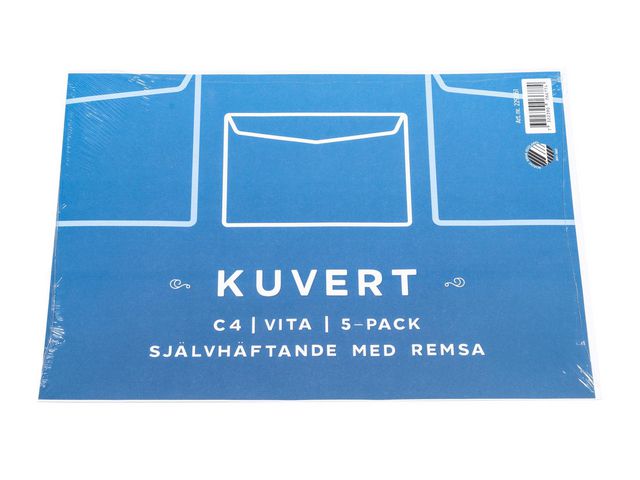 Kuvert konsument C4 90g vit Remsa 5/FP