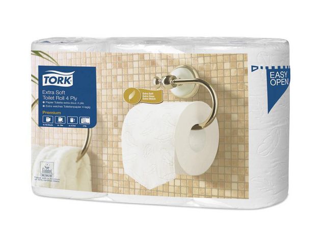 Toalettpapper TORK Pre T4 4-lag 42/FP