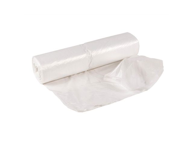 Papperskorgpåse HDPE 30L 8my vit 100/RL