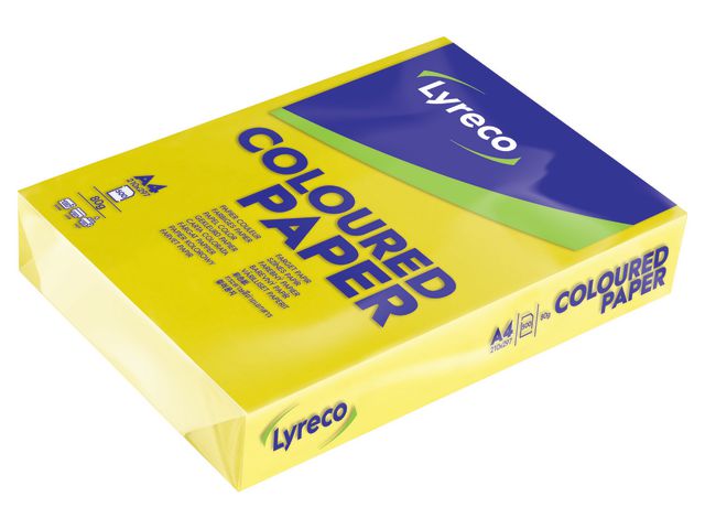 Kop.ppr LYRECO A4 80g oh solgult 500/FP