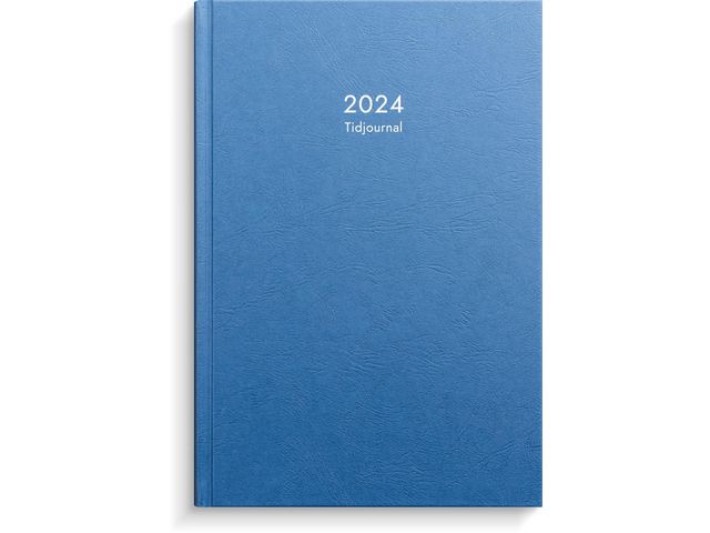 Tidjournal 2024 kartong blå - 1000