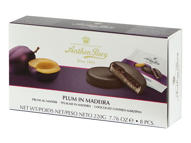 Choklad Plommon i Madeira 220g