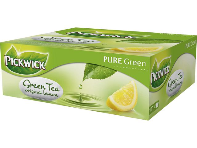 Te Pickwick Green Tea Lemon 100 tepå./FP