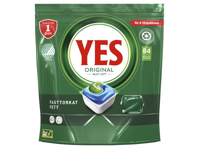 Maskindisk YES Original tabletter 84/FP