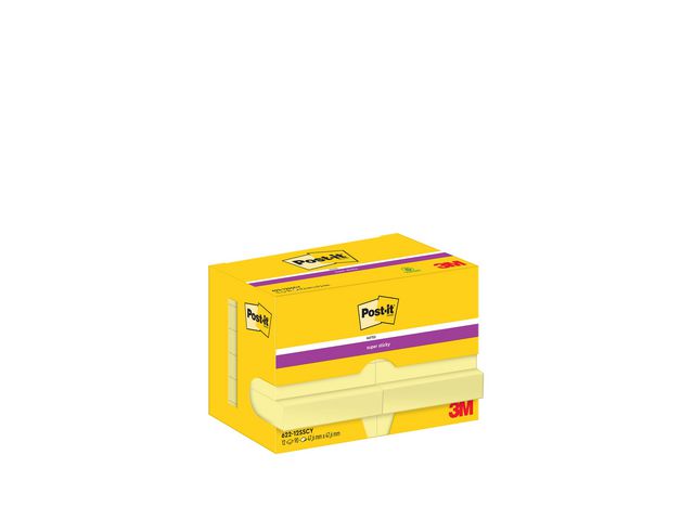 Notes POST-IT SS 47x47mm gul 12/FP