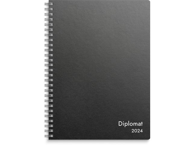 Kalender Diplomat refill svart - 1180