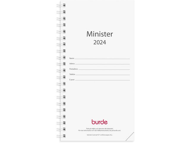 Kalender Minister refill - 3630