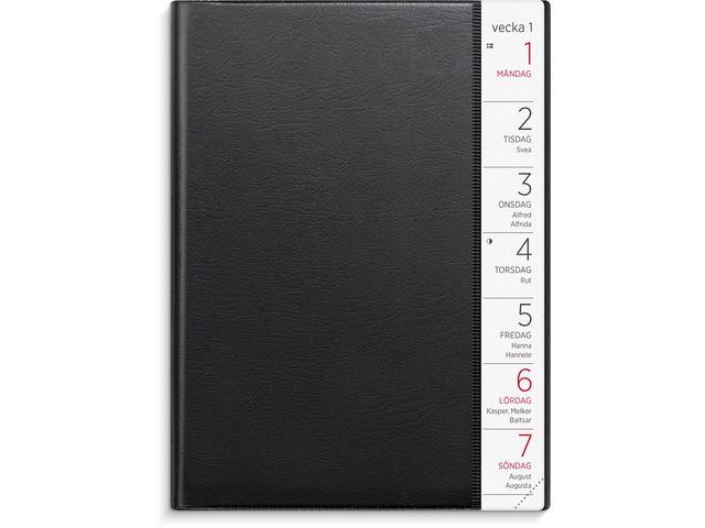 Liten Veckokalender svart - 1196