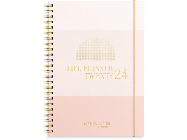 Life Planner Pink horisontell - 1242