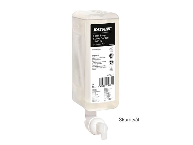 Skumtvål KATRIN Sunny Garden 1L