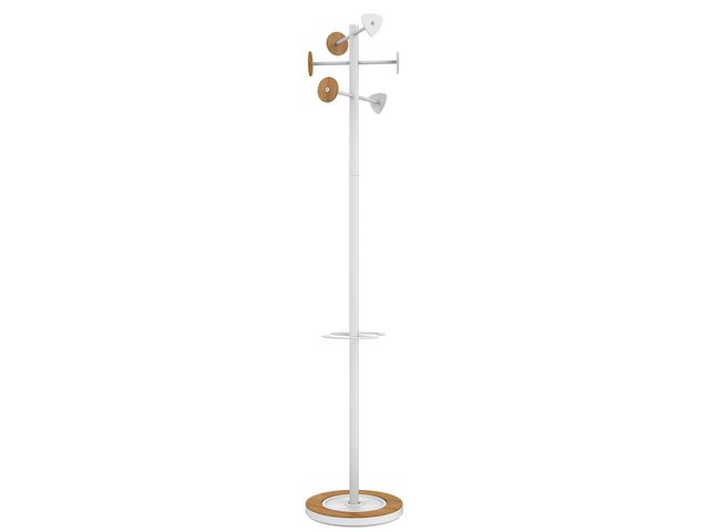 Klädhängare UNILUX Bora bamboo vit